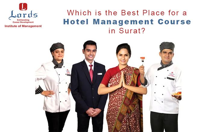 Which is the best place for a hotel management course in Surat?